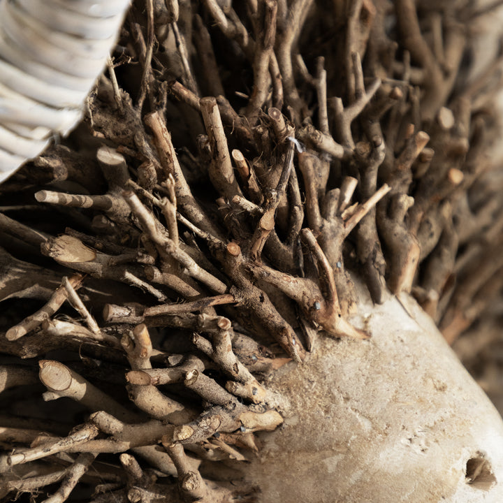 BEAU WOODEN RAM HEAD