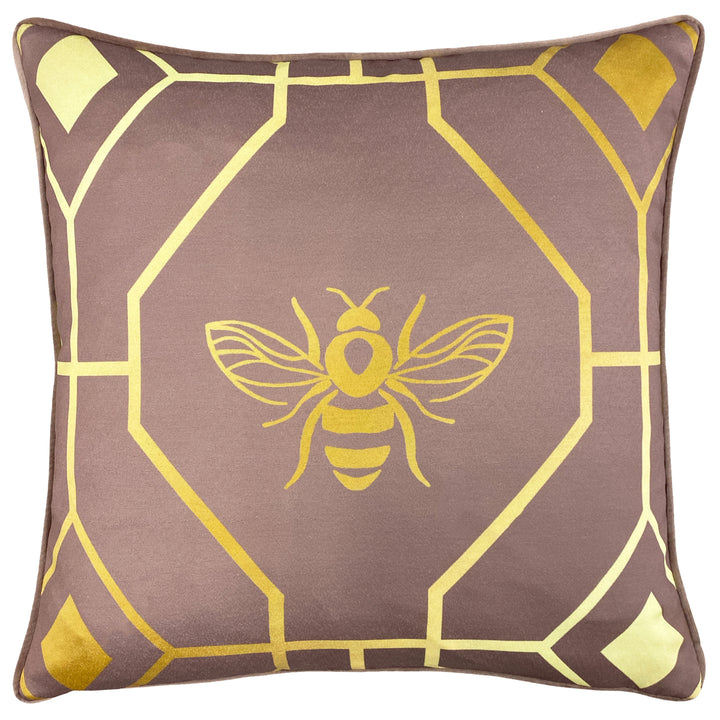 BEE DECO 43X43 CUSHION CASE BLUSH