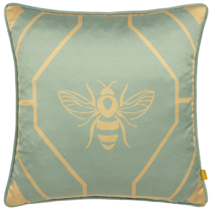 BEE DECO 43X43 CUSHION CASE EAU DE NIL