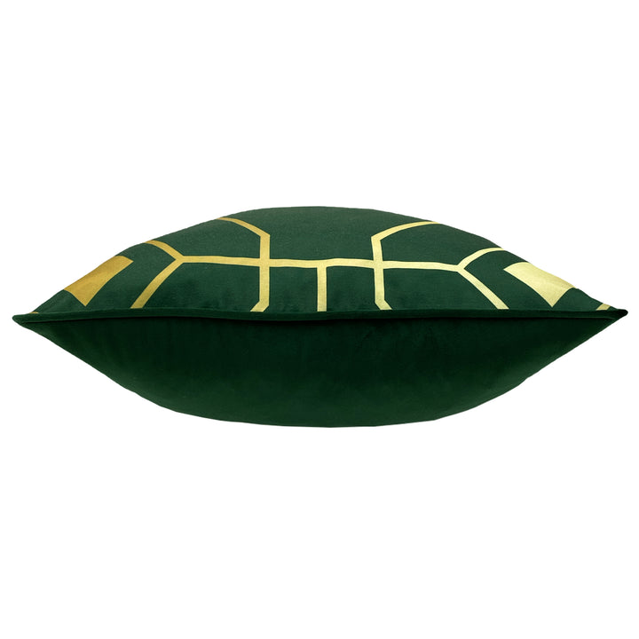 BEE DECO 43X43 CUSHION CASE EMERALD