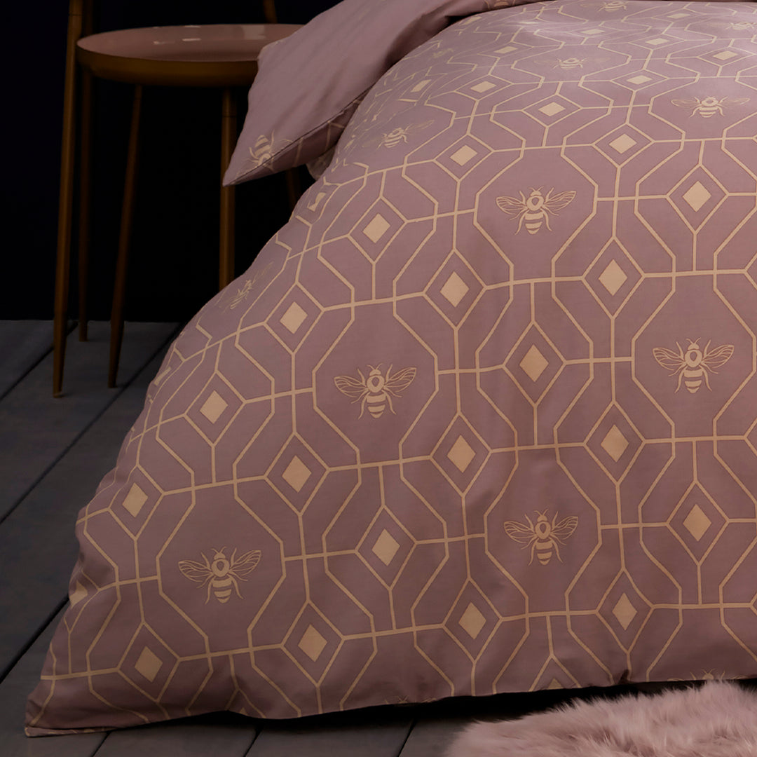Bee Deco Sks Duvet Set Blush - image 4