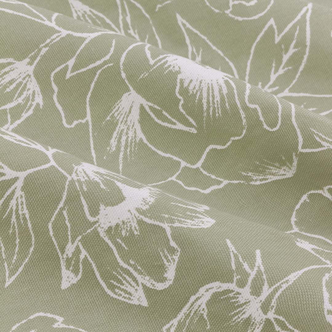 Bella 117x137 Pencil Pleat Curtains Sage - image 6