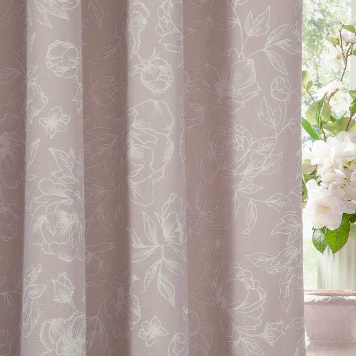 Bella 168x183 Pencil Pleat Curtains Natural - image 5