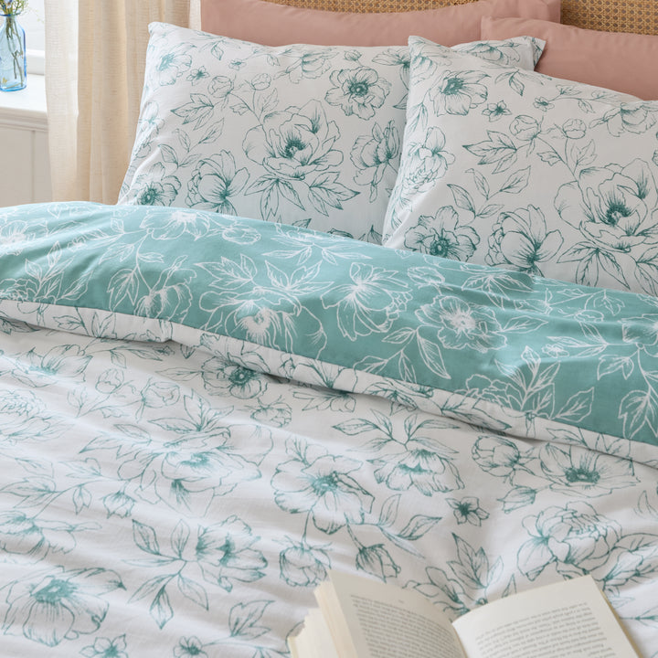 Bella Double Duvet Set Blue - image 2