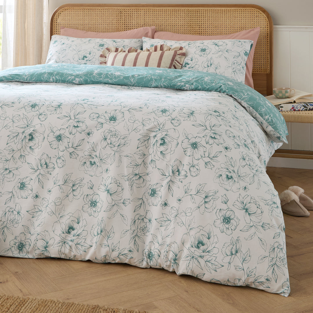 Bella Double Duvet Set Blue - image 3