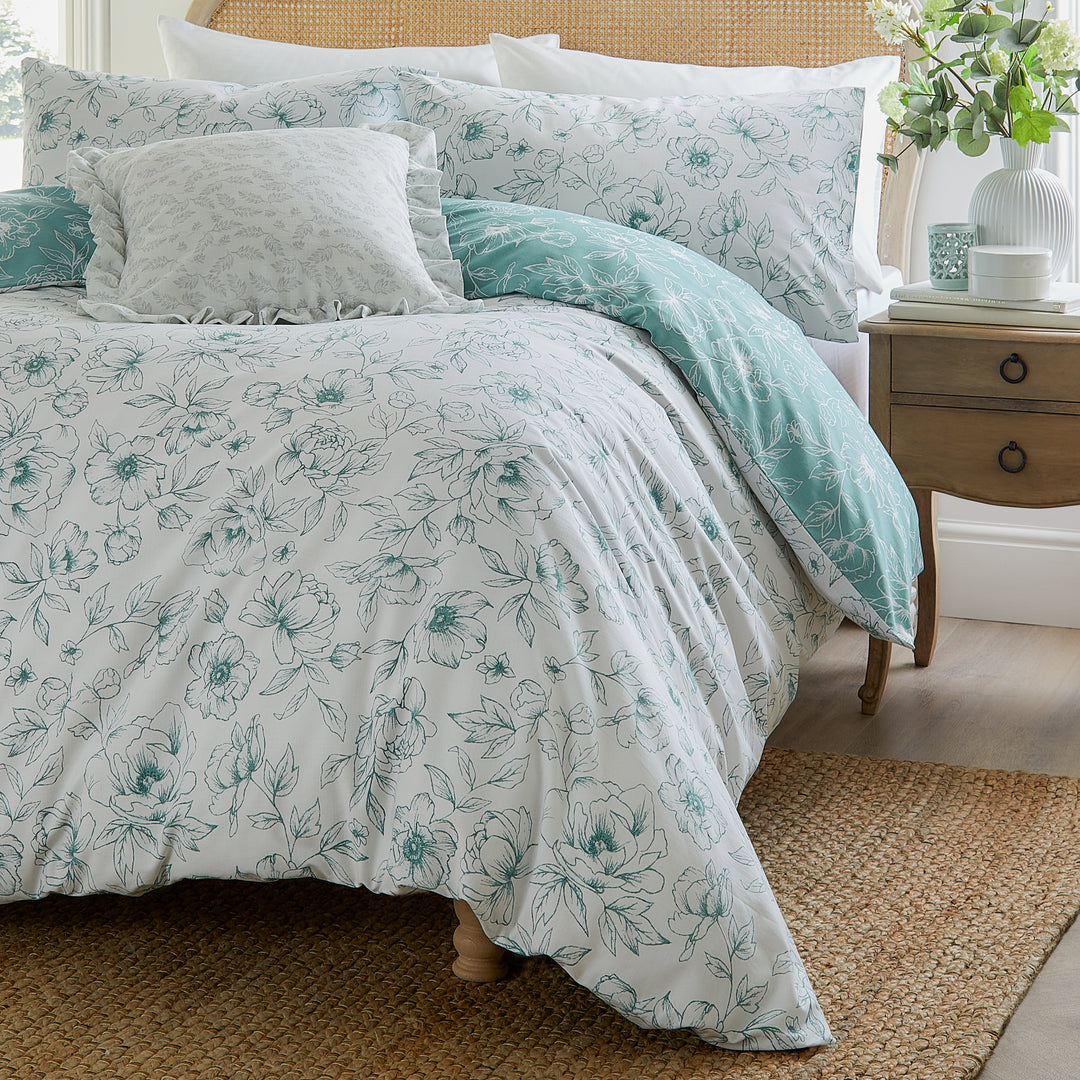 Bella Double Duvet Set Blue - image 4