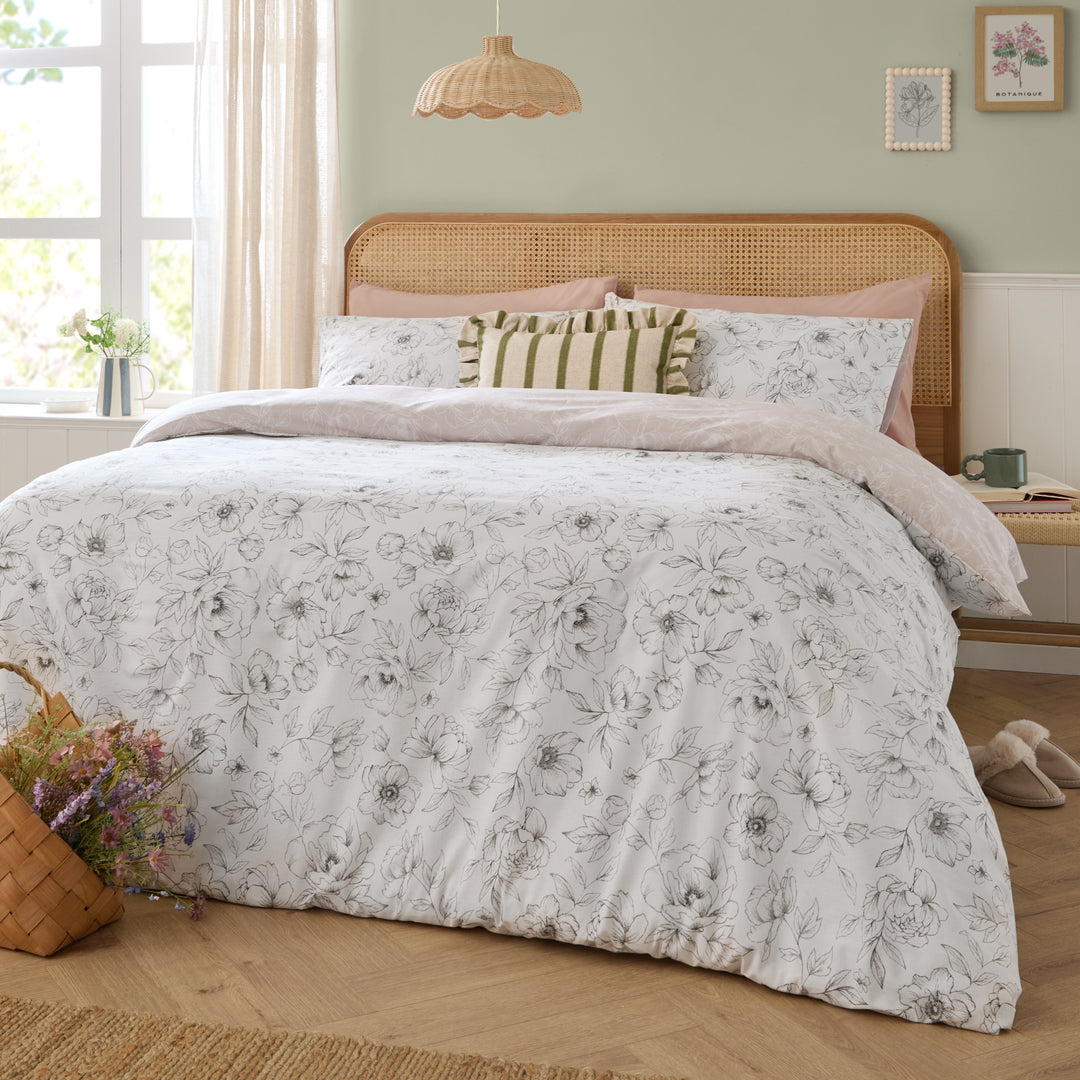 Bella King Duvet Set Natural