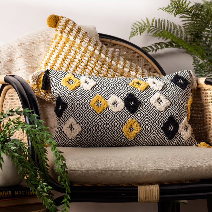 Benji 30x50 Cushion Case Black/Ochre - image 5