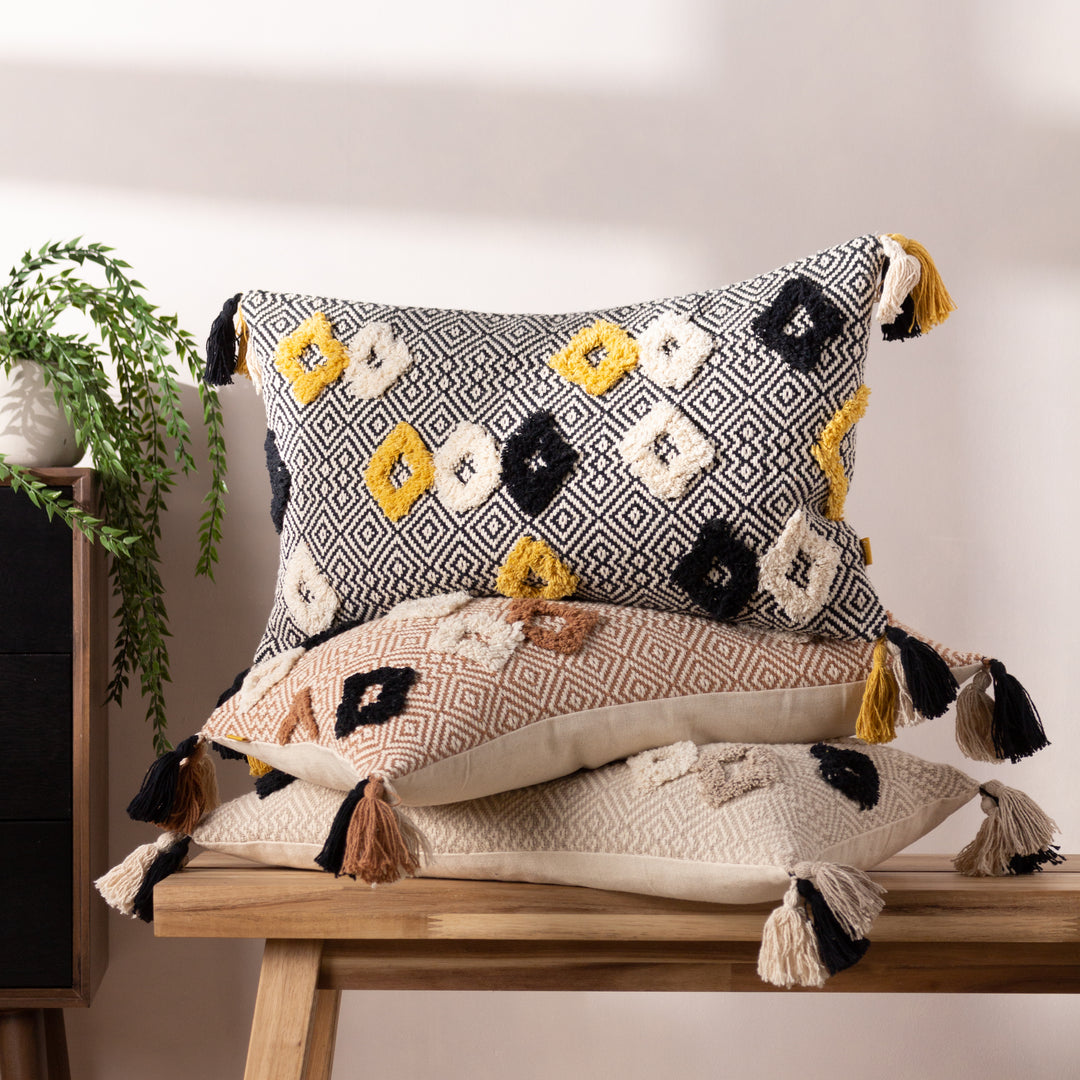 Benji 30x50 Cushion Case Black/Ochre - image 6