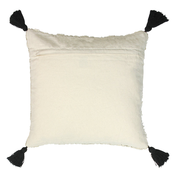 BERBERA 45X45 CUSHION COVER NATURAL/BLACK