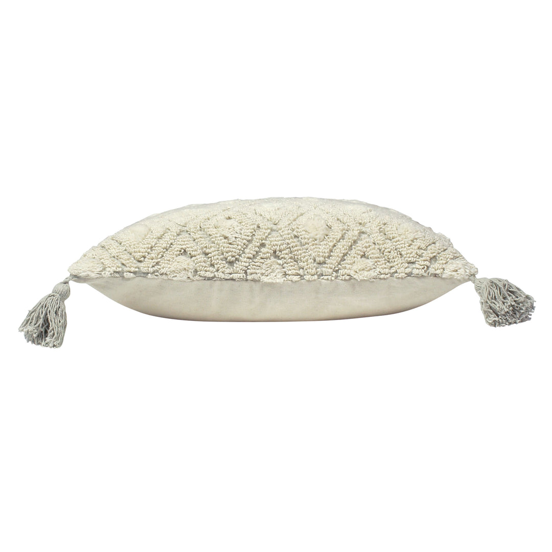 BERBERA 45X45 CUSHION COVER NATURAL/TAUPE