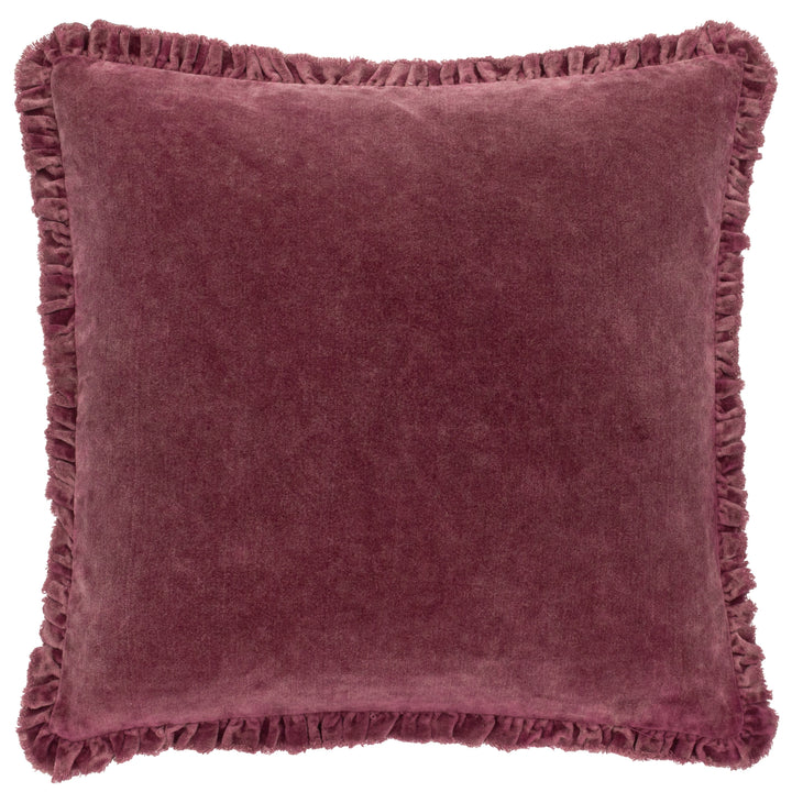 BERTIE 45X45 CUSHION CASE BURNT RED