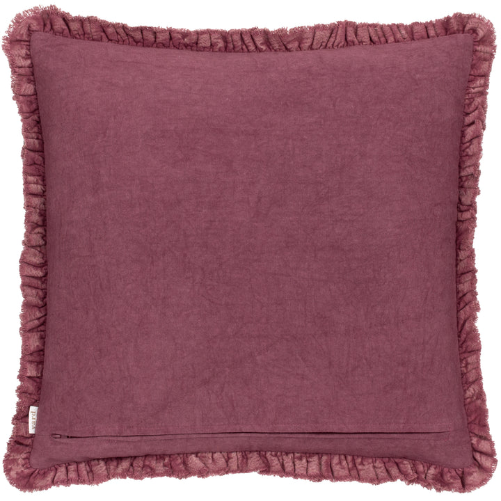 BERTIE 45X45 CUSHION CASE BURNT RED