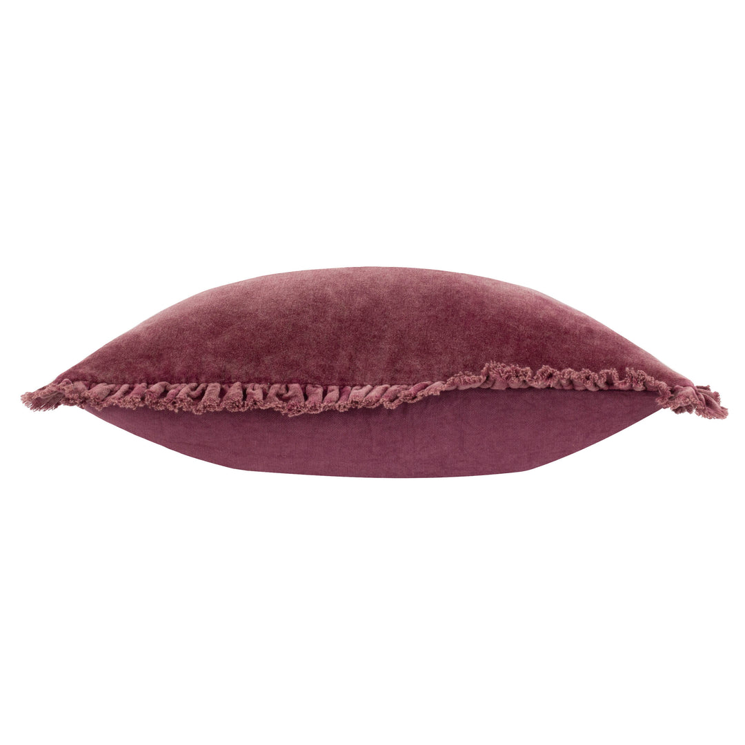 BERTIE 45X45 CUSHION CASE BURNT RED
