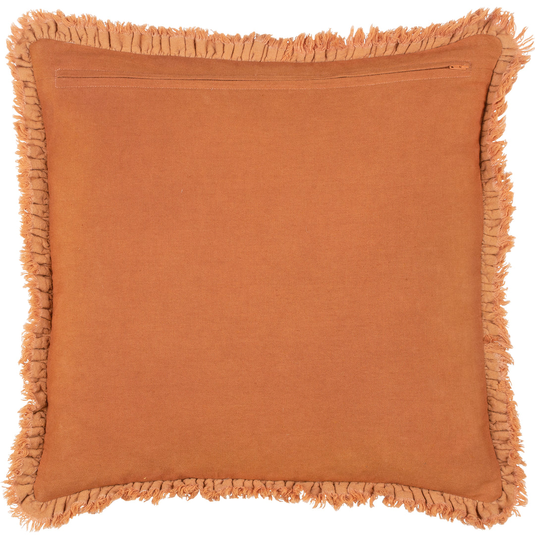 BERTIE 45X45 CUSHION CASE RUST