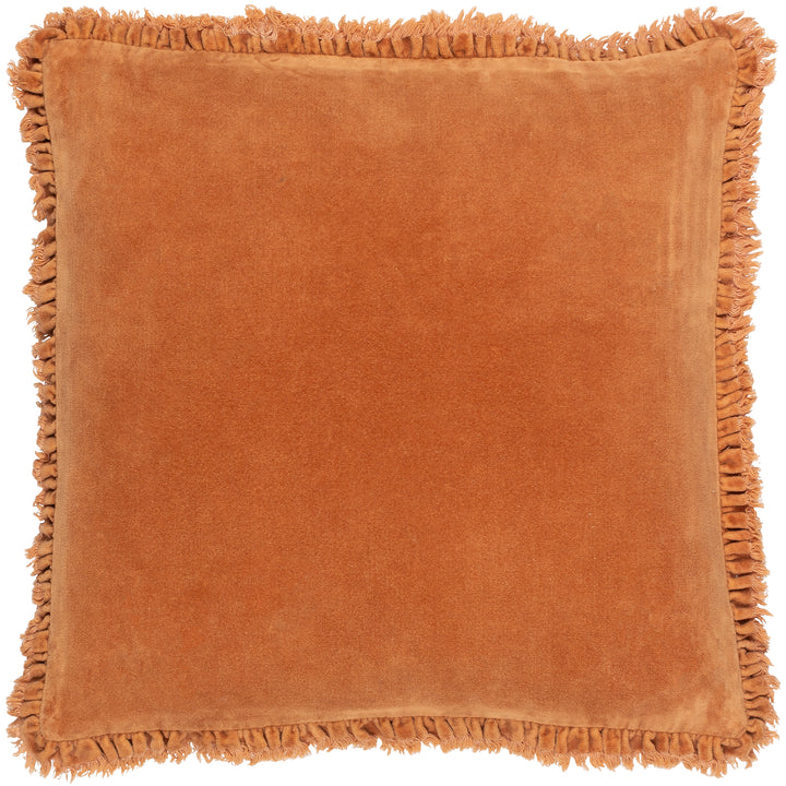 BERTIE 45X45 CUSHION CASE RUST