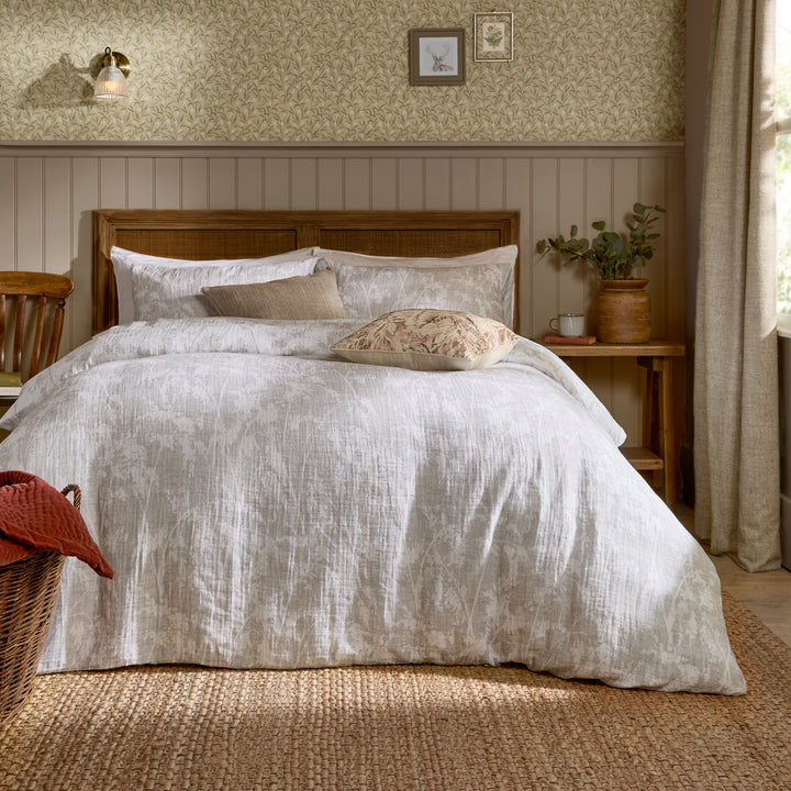 Braeflower Super King Duvet Set Natural