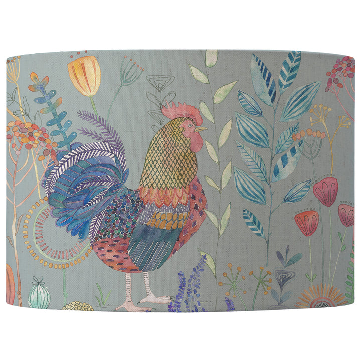 BILBURY FLOCK EVA 30X21CM LAMPSHADE ROBINS EGG