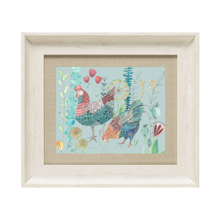FRAME BIRCH BILBURY FLOCK ROBINS EGG 33X38