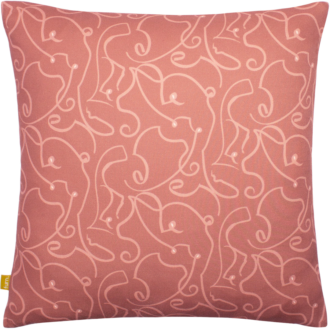 BODYART 43X43 CUSHION CASE CLAY RED