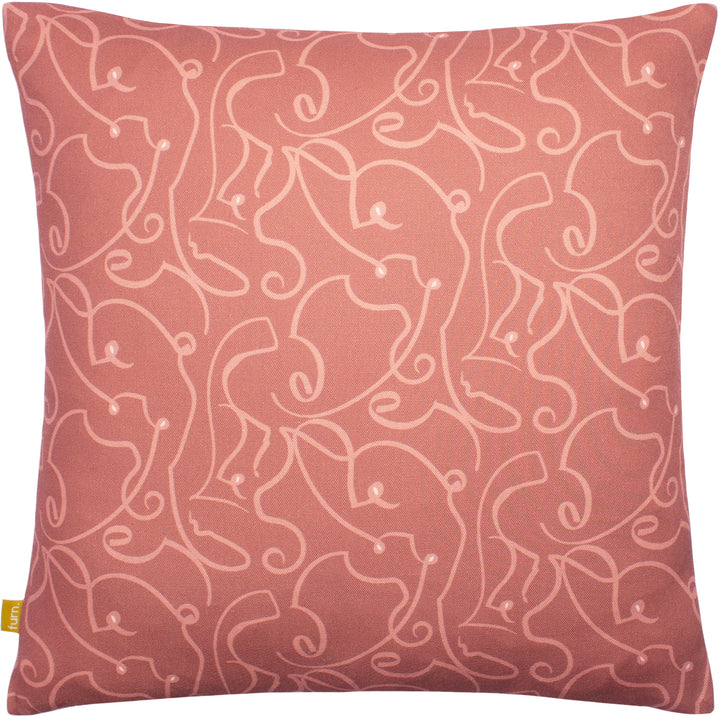 BODYART 43X43 CUSHION CASE CLAY RED