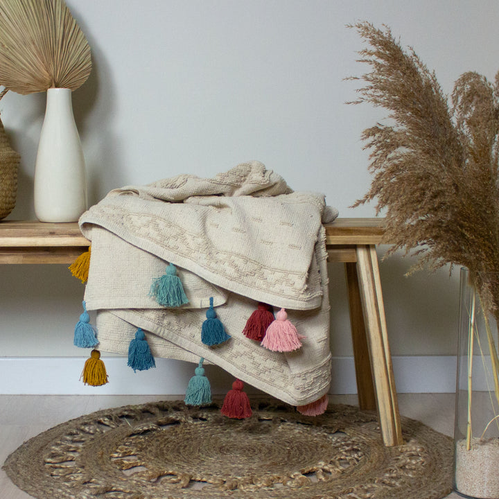 Boho 130x180 Throw Multi - image 3