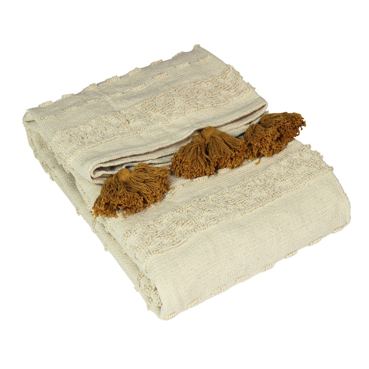 Boho 130x180 Throw Ochre - image 2
