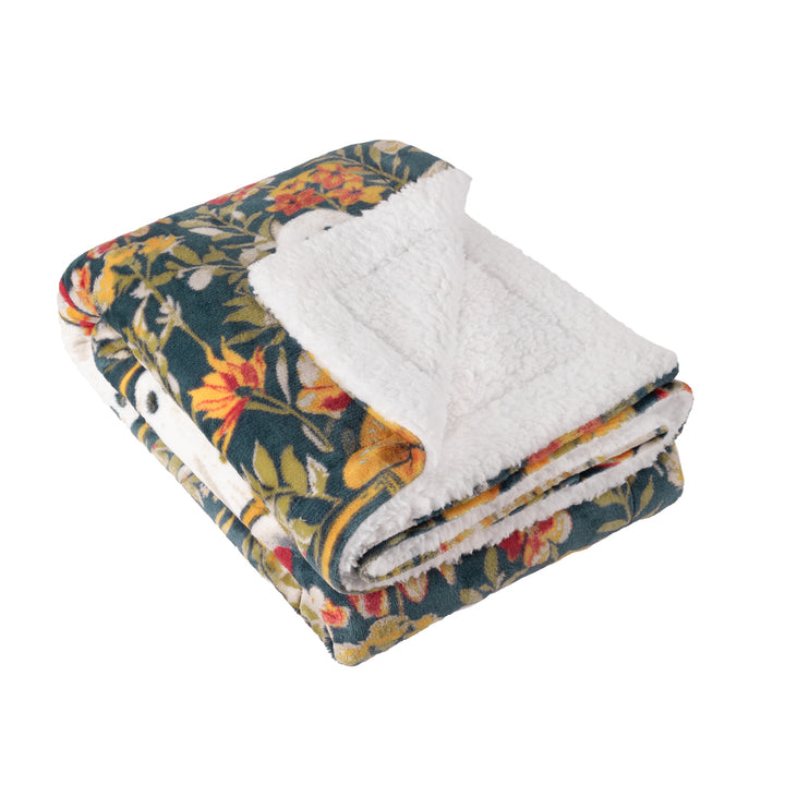 Bootanical 130x180 Sherpa Throw Multi - image 3