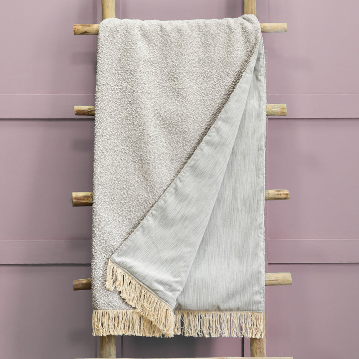 BOUCLE 136X200 THROW BARLEY