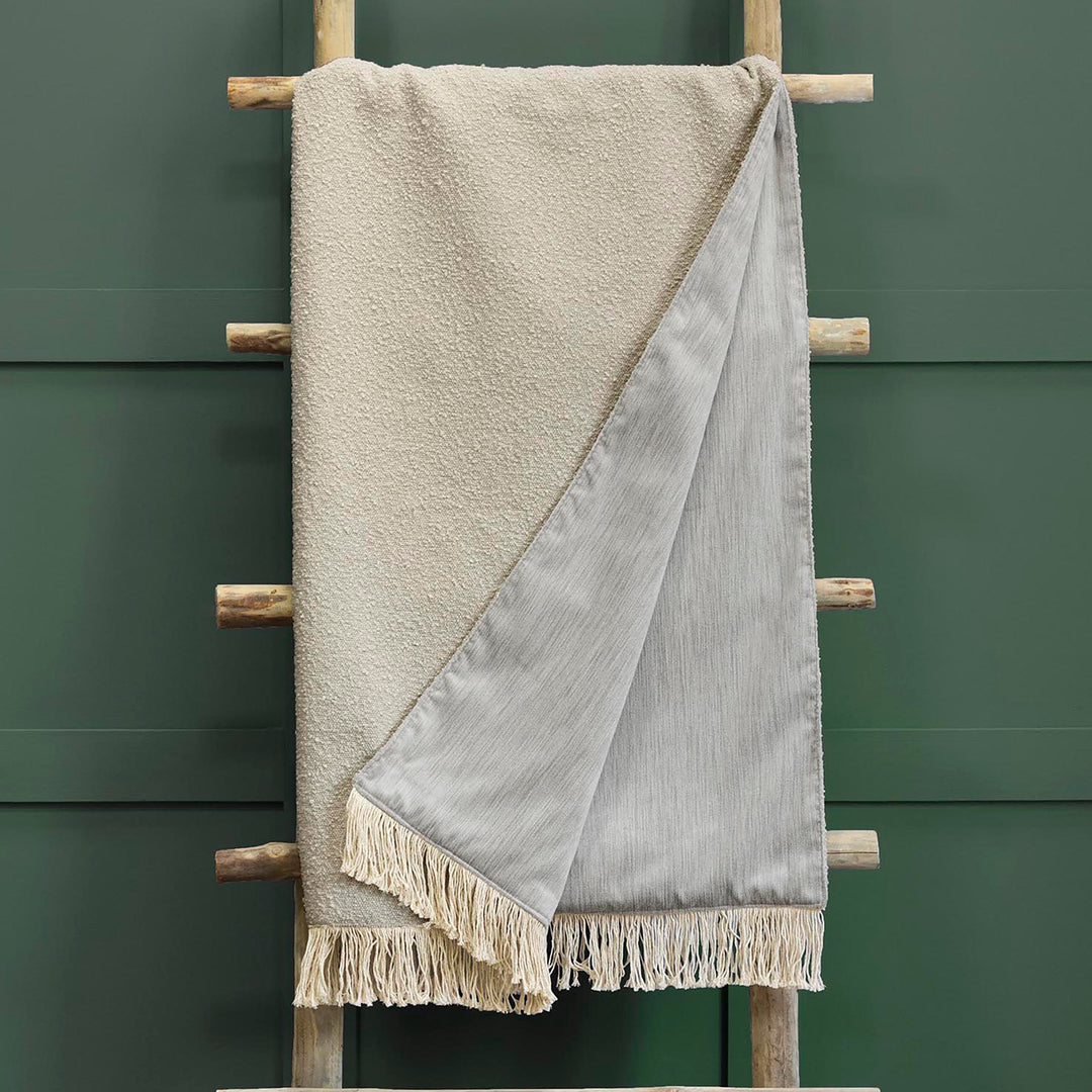 BOUCLE 136X200 THROW CREAM