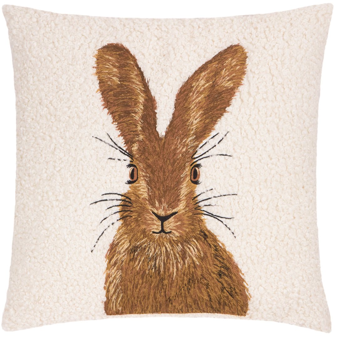 Boucle Hare 45x45 Cushion Case Natural