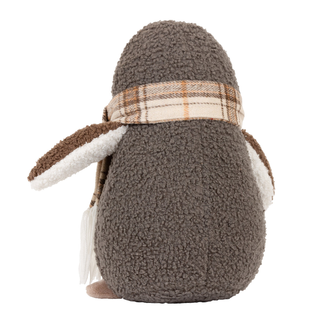Boucle Penguin Doorstop - Warm Grey - image 3