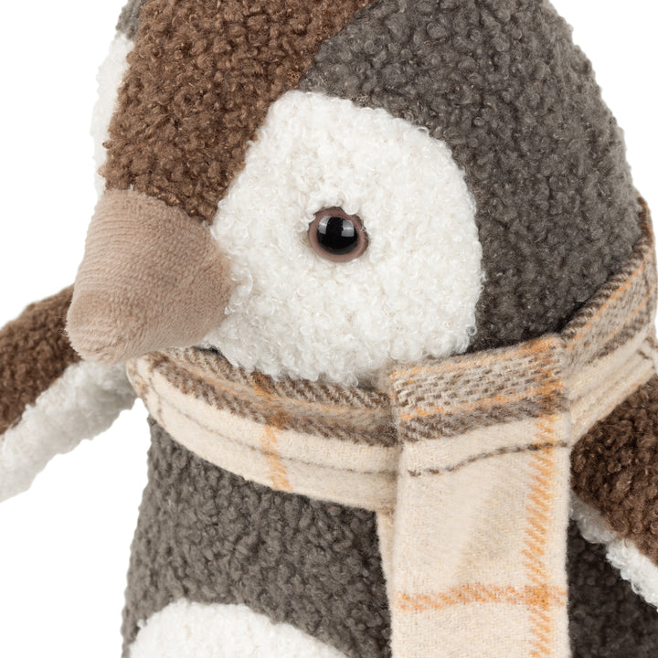 Boucle Penguin Doorstop - Warm Grey - image 4