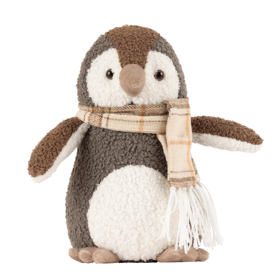 Boucle Penguin Doorstop - Warm Grey - image 2