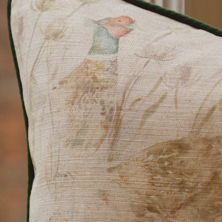 BOWMONT PHEASANT 50X50 CUSHION CASE MULTI
