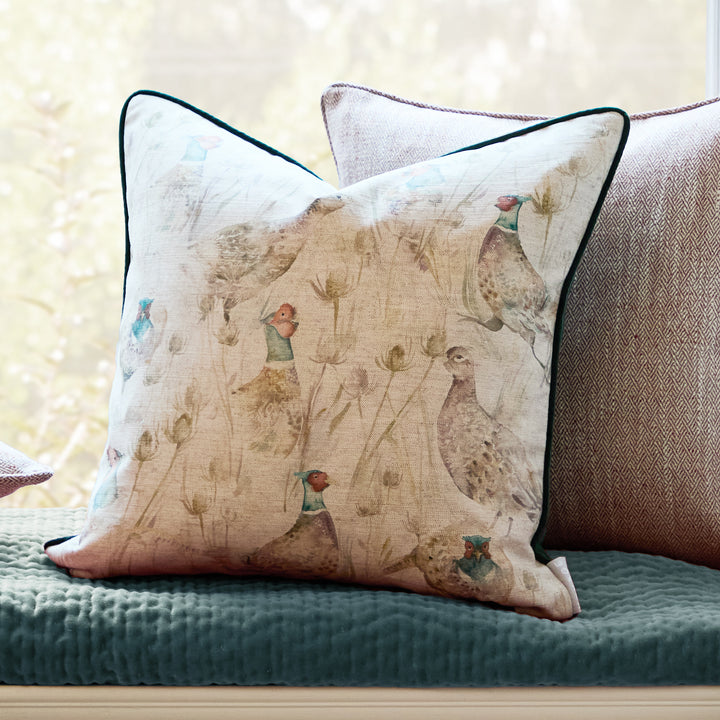 BOWMONT PHEASANT 50X50 CUSHION CASE MULTI