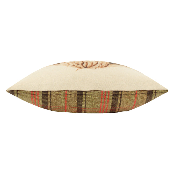 BRAMBLE 43X43 CUSHION CASE HIGHLAND COW