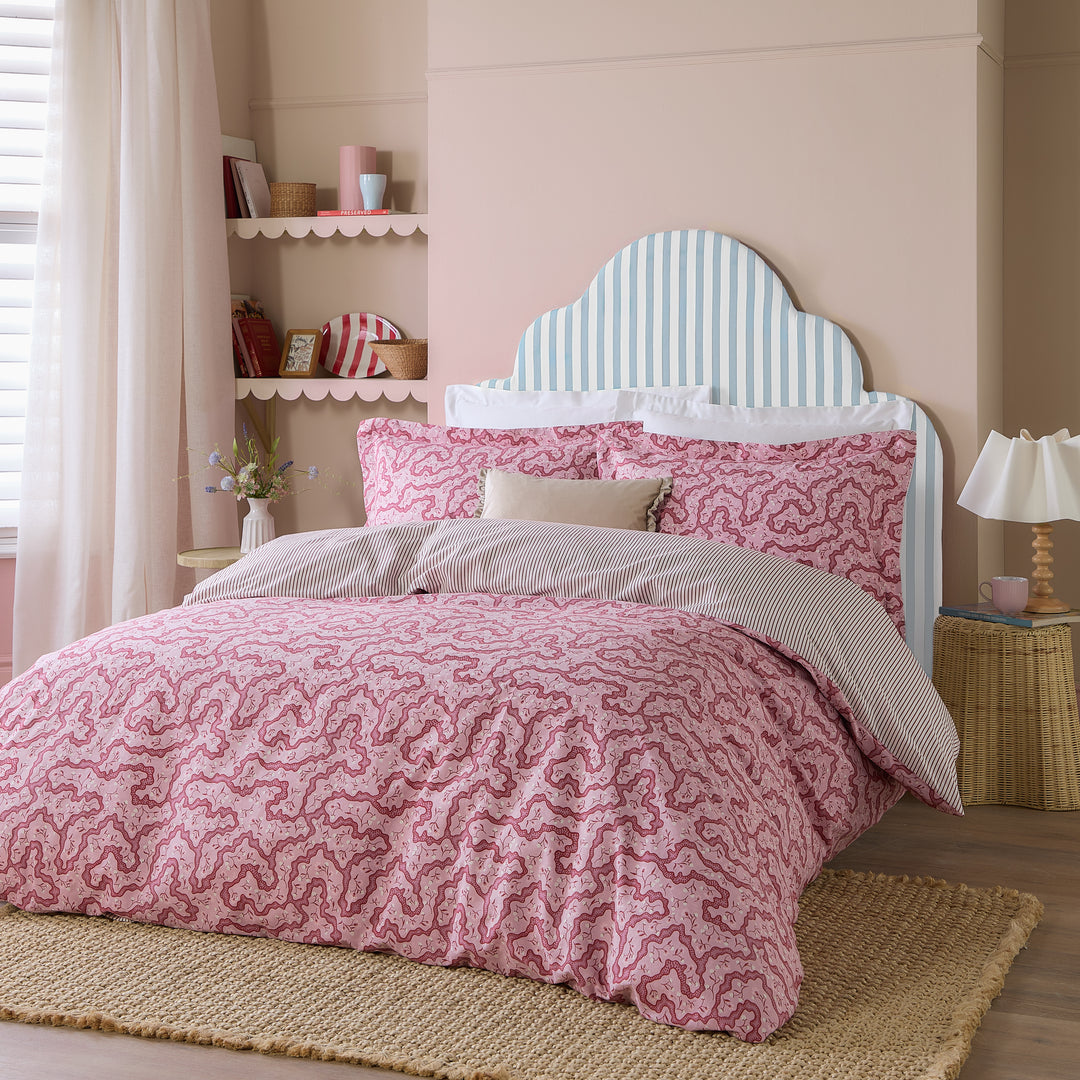 Brianna Double Duvet Set Cherry