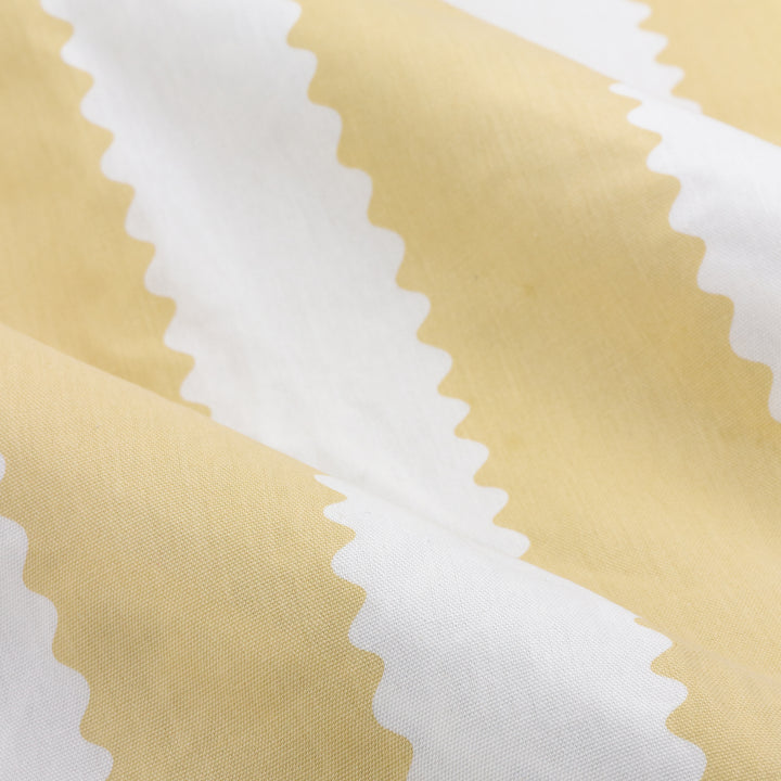 Birdie Stripe 229x137 Pencil Pleat Curtains Butter Yellow - image 5
