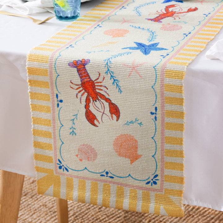 BRUNCH STRIPES 220X35 TABLE RUNNER MULTI