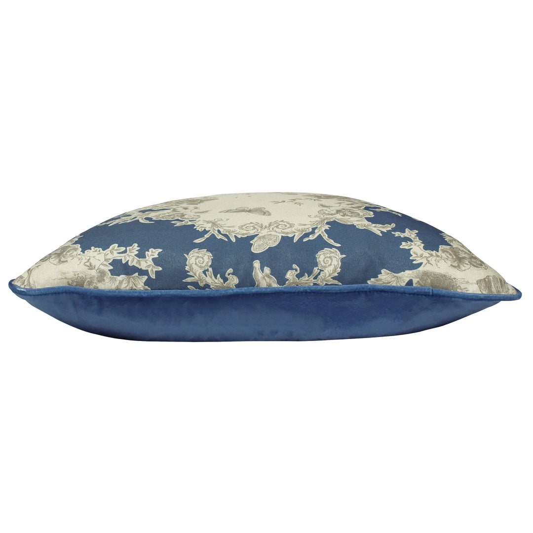 BURFORD 50X50 CUSHION COVER SLATE BLUE