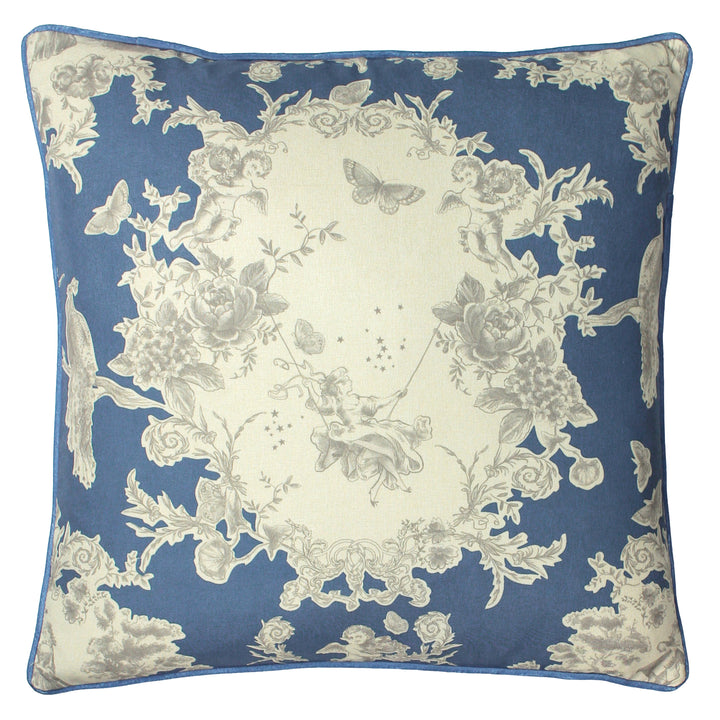 BURFORD 50X50 CUSHION COVER SLATE BLUE
