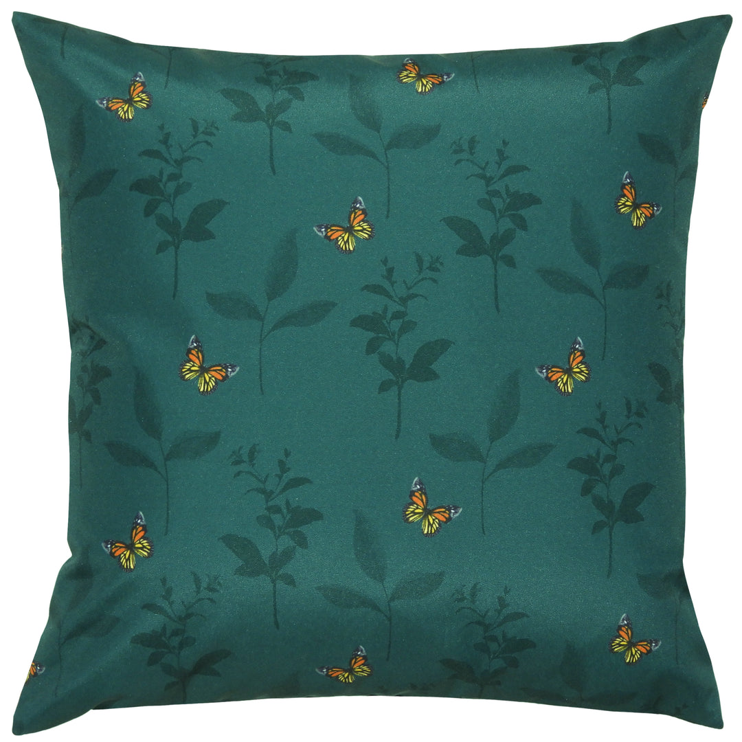 Butterflies 43x43 Outdoor Cushion Cover Duck Egg - image 2