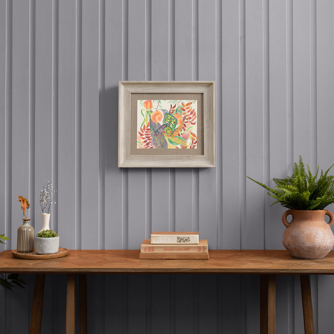 FRAME BIRCH MIRABELLE BUTTERFLY LINEN 33X38