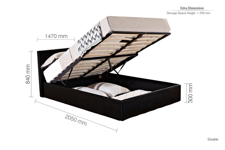 Berlin Double Ottoman Bed