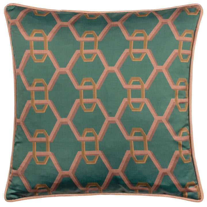 CARNABY CHAIN 45X45 CUSHION CASE TEAL