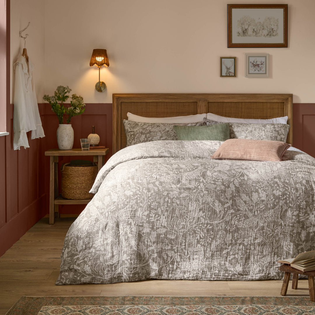Cademuir Double Duvet Set Nut