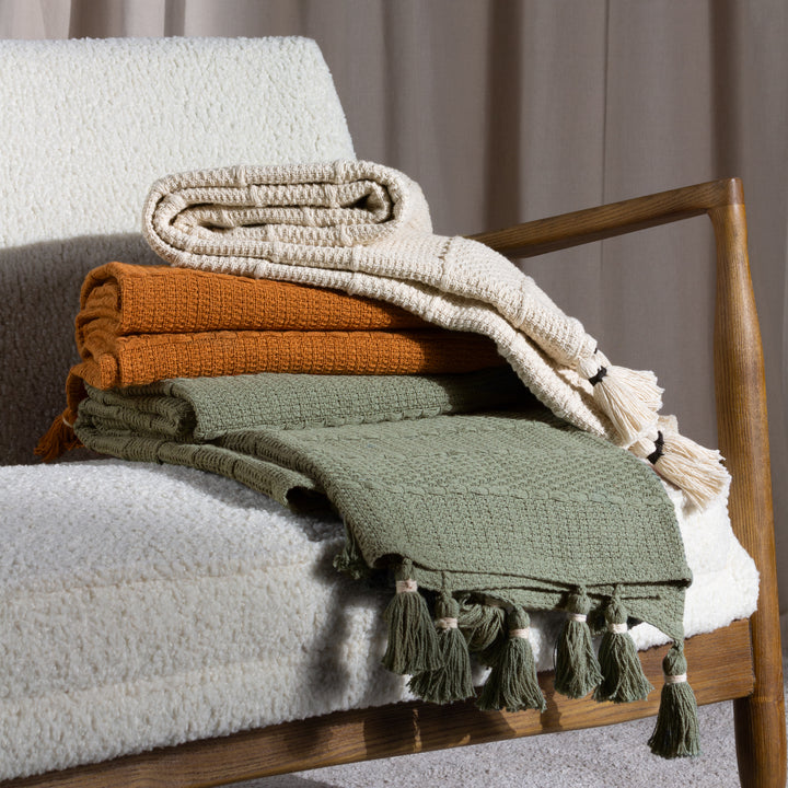 Caliche Woven Throw 130x180 Natural - image 4