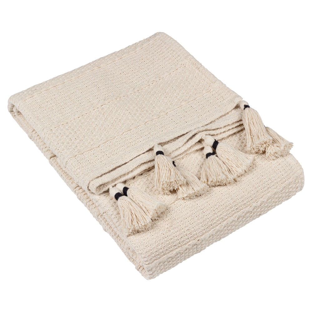 Caliche Woven Throw 130x180 Natural - image 2