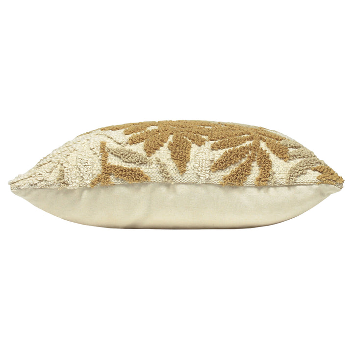 CALIKO 45X45 CUSHION COVER NATURAL/OCHRE